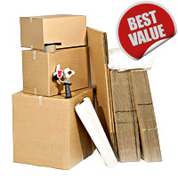 Deluxe 3 Bed Moving Pack 50 boxes