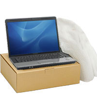 Laptop Box and 5m Bubblewrap